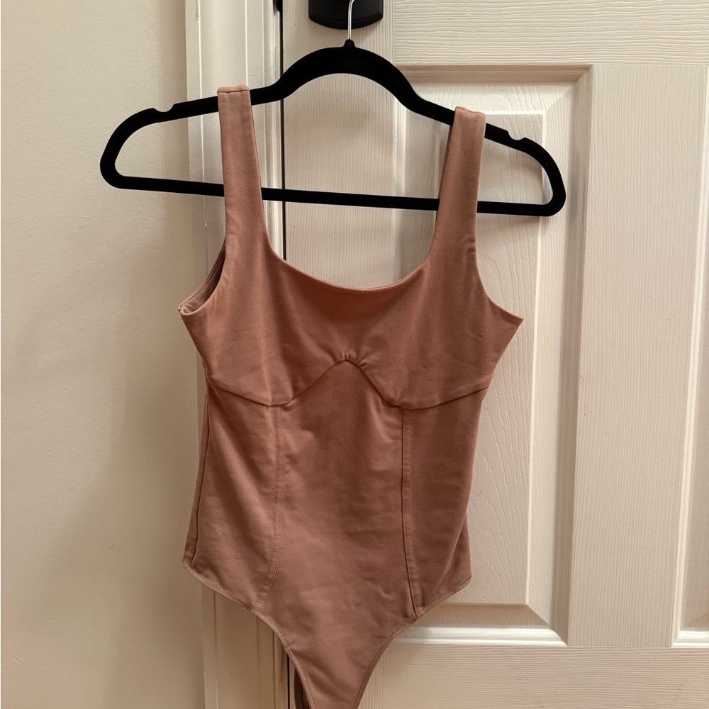 Abercrombie & Fitch Double-Layered Seamless Fabric Corset Bodysuit